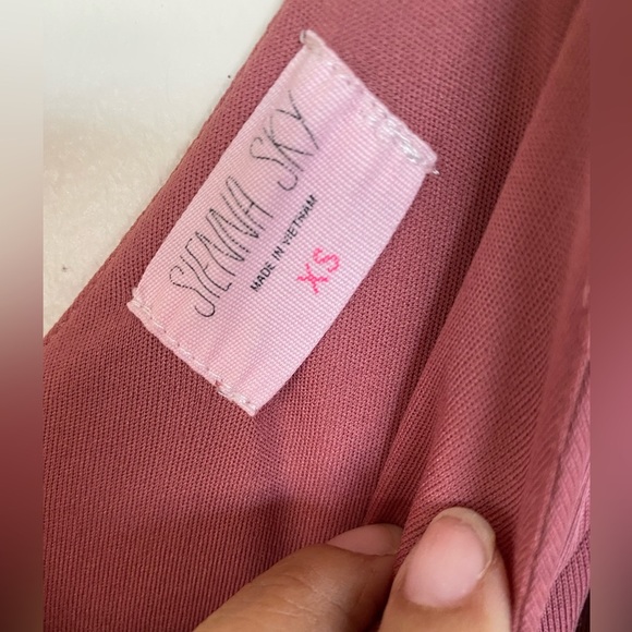 Sienna Sky Pink Spaghetti Strap wide leg Jumpsuit - Picture 3 of 10